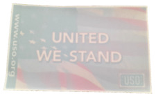 UNITED WE STAND USO WINDOW STICKER FOR CAR 6 x 3.75 inches BRAND NEW picture