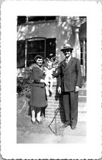 Denver Colorado Miracle Baby Born From Older Mom and Dad 1940s Vintage Photo picture