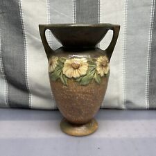 Vintage Roseville Dahlrose Pottery Vase 10” picture