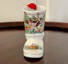 Eschenbach Boot 1997 Schneewittchen Snow White Porcelain Christmas Ornament 3” picture