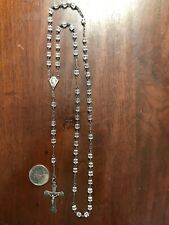 Rosary Oratoire St Joseph of Mont Royal Montreal Crucifix Sterling 19 inche Rare picture