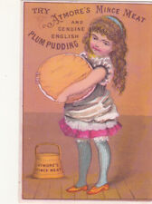 Atmore's Mince Meat English Plum Pudding Young Girl Pie Jones Eaton c1880s picture