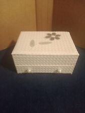 AVON REP FABRIC COVERED JEWELRY BOX HONOR SOCIETY AWARD picture