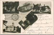 Vintage RIPON Wisconsin Postcard RIPON COLLEGE / 5 Buildings Views / 1905 Cancel picture