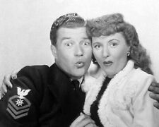 Christmas in Connecticut Barbara Stanwyck Dennis Morgan ham it up 8x10 photo picture