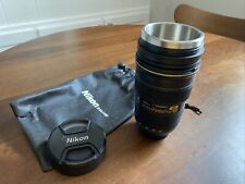 Nikon Camera Lens Coffee Tumbler - Stainless 12oz Thermos picture