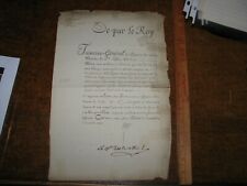 1785 or 1786 France Louis XVI Decree Manuscript #213 October 15 or 16 Taxes?? picture