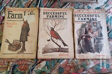 Successful Farming Magazine Lot Of 3 (1918 1922 1923) Cool Ads picture