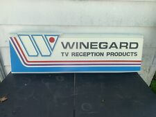 Vintage Winegard TV Antenna Vacuum Form Advertising Sign 48” picture