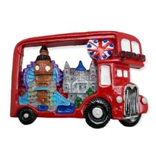 London England Fridge Magnet Refrigerator Travel Tourist City Double Decker Bus picture