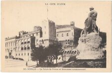 MONACO The Prince's Palace and CPSM Monument written to Mr. Peragalle de Laon 1932 picture
