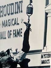 The Amazing Randi  at Houdini Magical Hall of Fame Black and White Photo picture
