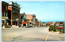 RIVIERE du LOUP, Quebec Canada ~ RUE LaFONTAINE Street Scene c1960s  Postcard picture