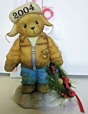 2004 Cherished Teddies Knut Decorating Wreath Figurine 118385 Priscilla Hillman  picture
