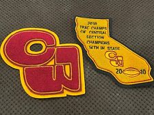 2010 Clovis West High School Varsity Letter & CIF TRAC Football Champs Patch picture
