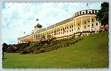 VTG Chrome Postcard MI Grand Hotel Botanical Features Mackinac Island, Michigan picture