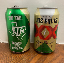 Rare Texas A&M Aggies Football 12th Man Dos Equis Beer Can Limited Edition Can picture