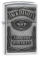 Zippo 250JD-427, Jack Daniel's Tennessee Whisky  Emblem Chrome Lighter picture