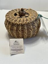 Basket Handcrafted With Pine Needles picture