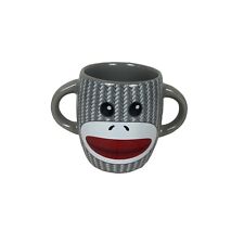 Galerie Sock Monkey Ceramic Mug With Dual Handles Dishwasher  Microwave Safe picture