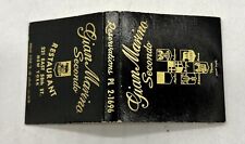 Vintage Matchbook w/ Matches GIAN MARINO Restaurant, New York *Ships Fast picture