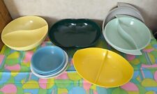 Vintage 10 Pc Mixed Lot Melamine Bowls Boonton, Branchell, OD, Stetson  picture