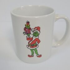 Dr. Seuss How the Grinch Stole Christmas 2000 Coffee Mug White Naughty & Nice picture