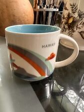 Starbucks Coffee Mug Hawaii You Are Here 2015 Rainbow 14 oz picture