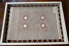 Mid century  Hand Woven Finnish Transparent Textile Helmi Vuorelma Oy  XX402 picture