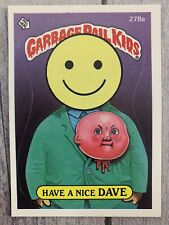 Garbage Pail Kids OS7 GPK Original 7th Series Have A Nice Dave Card 278a picture
