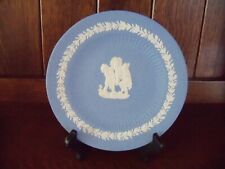 CHERUBS Collector Plate WEDGWOOD Cream Color on Lavender (Pale Blue) Jasperware picture