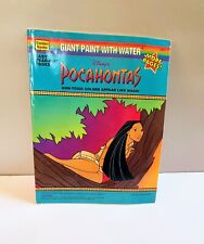 Pocahontas Giant Paint With Water Book 1995 Golden Books picture