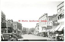 WI, Portage, Wisconsin, RPPC, East Cook Street, Business Section, Photo No 5 picture