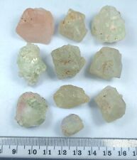 100 GM Pink & Green color Fluorite Crystals from skardu, Pakistan * 10 pieces * picture