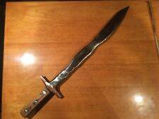 Short sword, handmade, From mower blade, American Hickory Handle picture