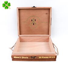 ADV & McKay Corona Queen's Pearls Empty Wood Cigar Box 8
