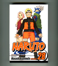 Naruto Volume 28 Manga WITH POSTER - English - 2008 First Print 