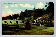 Richmond IN-Indiana, View In Glen Miller, Antique, Vintage c1910 Postcard picture