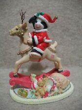 May Your Holiday Dreams Take Flight - Mary Moo Moo Cow Figurine picture