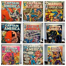 Captian america comic book lot 17 - vintage marvel picture