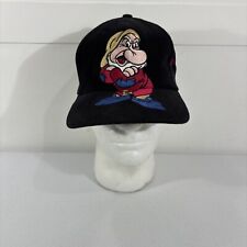 Vintage Grumpy Goofy's Hat Co., Disney Snow White & 7 Dwarfs Black Snapback Hat picture