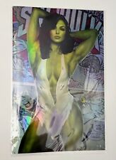 NUMBERED — 1/8 — Shikarii — She-Hulk HOLOFOIL Nightgown Outfit picture