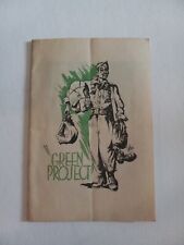 WW2 Army Green Project Booklet picture