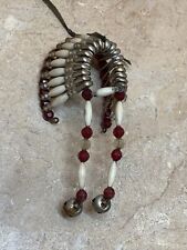 VINTAGE Native American Indian Headdress BEADED Minature picture