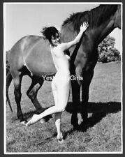 YGST-3421 VINTAGE 1960'S B/W 8X10 PHOTO SWEET ART POSED NUDE BY HARRISON MARKS picture