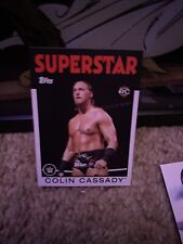 2016 Topps Heritage WWE Colin Cassady “Big Cass” Rookie Card W. Morrissey IMPACT picture