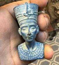 RARE ANCIENT EGYPTIAN ANTIQUES Figure Head for Pharaonic Queen Nefertiti BC picture