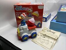 Vintage NOB Disney Donald Duck PRESS N’ GO Ice Cream Truck Original Box Works BH picture