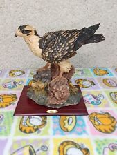 Montefiori Collection Bird Of Prey Statue Rare Eagle Hawk Falcon Rare Vintage picture