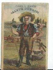 BB-116 Chas L. Davis Uncle Alvin Joslin at Home Comedy Victorian Trade Card picture